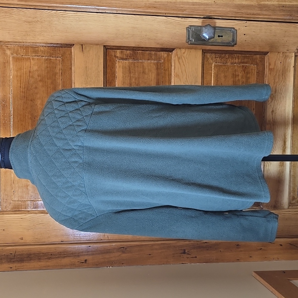 Merona Olive Fleece Jacket XXL - Picture 4 of 4